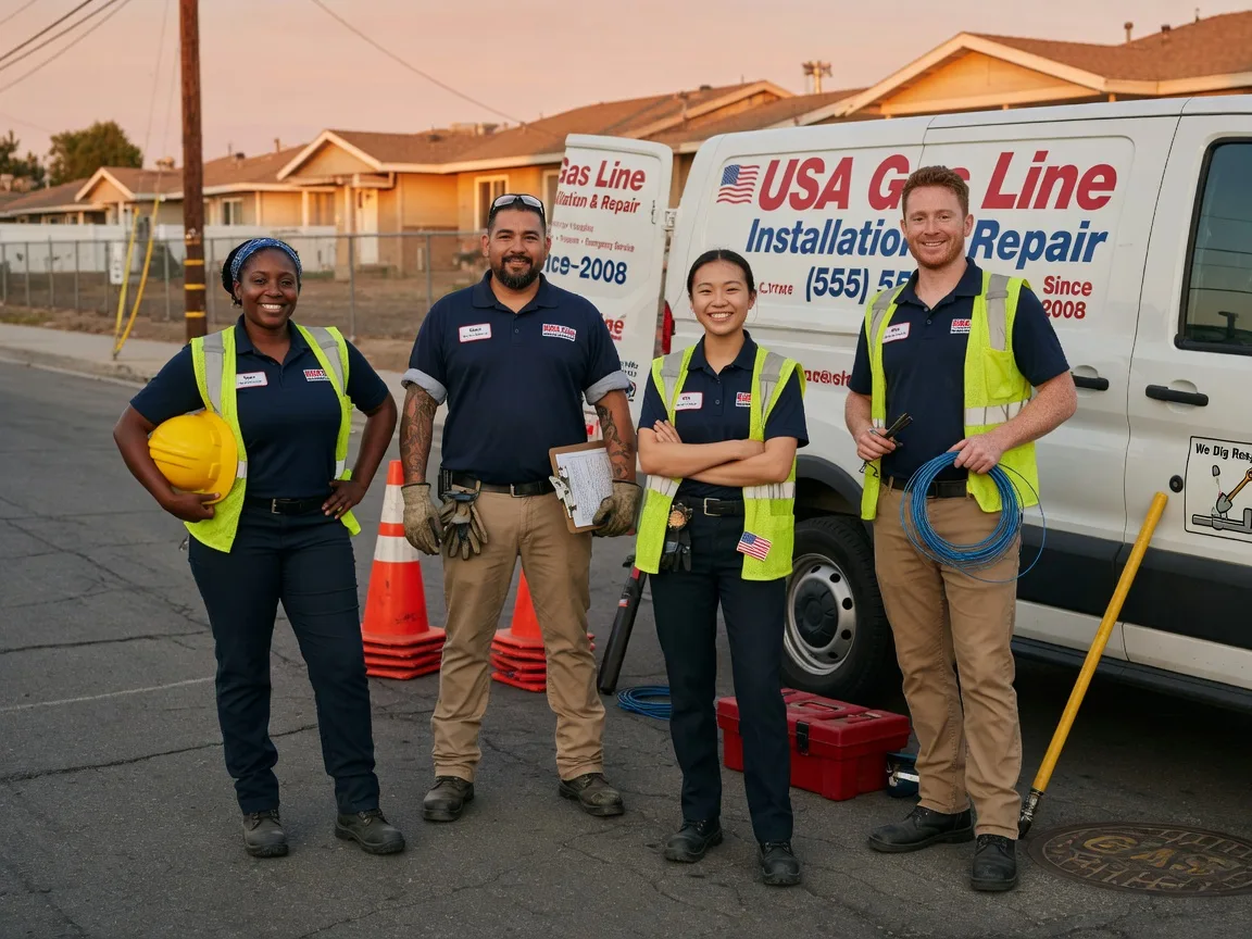 Gas Line Installation company in Ellabell, GA